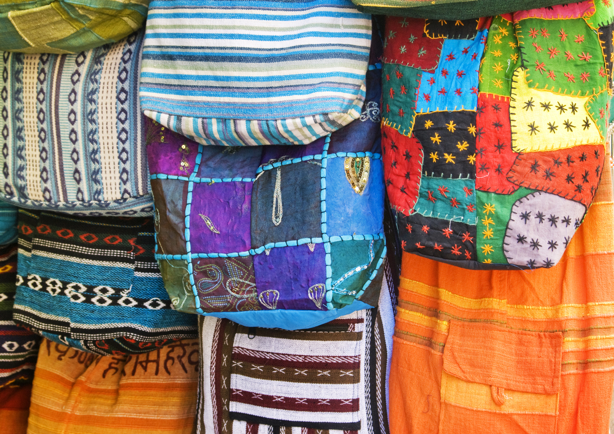 sacs en patchwork colorés