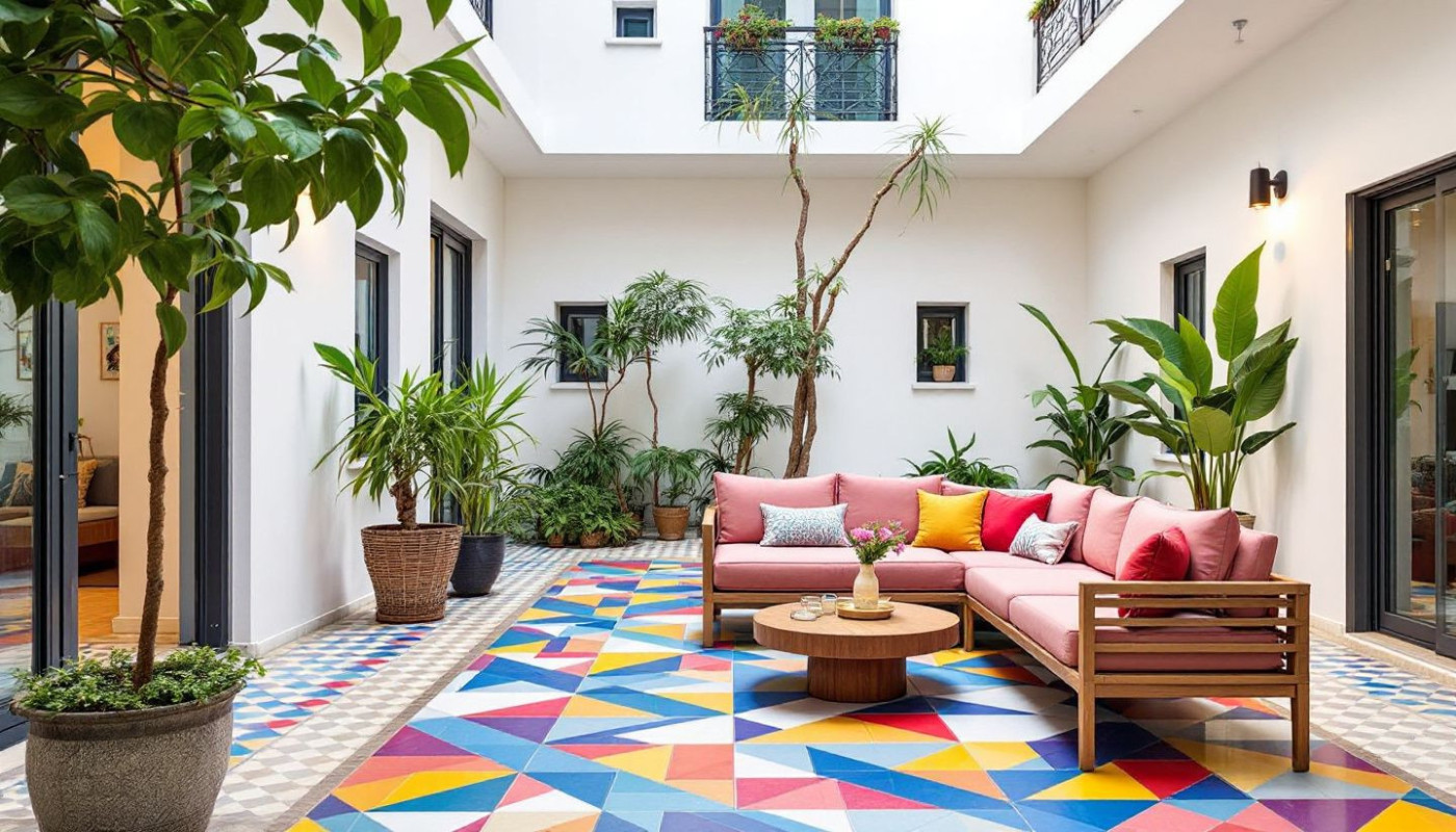 Tendances actuelles en mosaïque pour espaces intérieurs et extérieurs